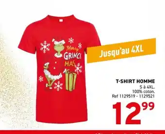 Trafic T-shirt homme offre