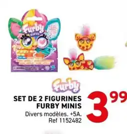 Trafic FURBY MINIS Set de 2 figurines offre
