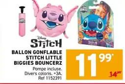 Trafic Ballon gonflable stitch little biggies bouncerz offre