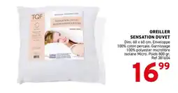 Trafic Oreiller sensation duvet offre