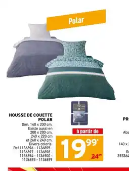 Trafic Housse de couette polar offre