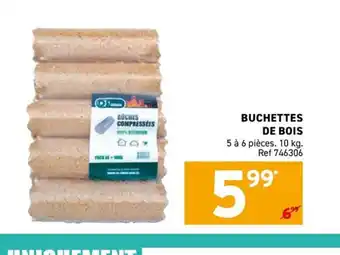 Trafic Buchettes de bois offre