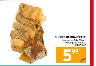 Trafic Buches de chauffage offre