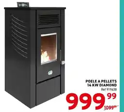 Trafic Poele a pellets 14 kw diamond offre