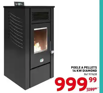 Trafic Poele a pellets 14 kw diamond offre