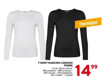 Trafic T-shirt manches longues offre