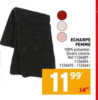 Trafic Echarpe femme offre