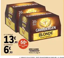 E.Leclerc GRIMBERGEN Bière blonde offre
