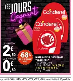 E.Leclerc CANDEREL Distributeur sucralose offre
