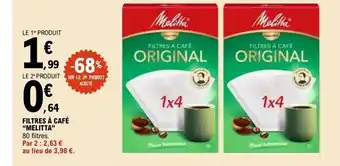 E.Leclerc MELITTA Filtres à café offre