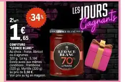 E.Leclerc LEONCE BLANC Confiture offre