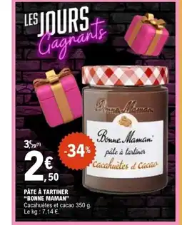 E.Leclerc BONNE MAMAN Pâte à tartiner offre
