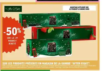E.Leclerc AFTER EIGHT Sur les produits présents en magasin de la gamme offre