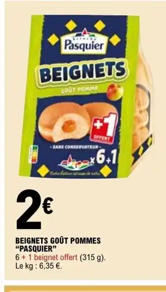 E.Leclerc PASQUIER Beignets goût pommes offre
