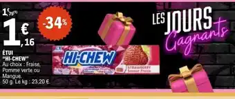 E.Leclerc HI-CHEW Etui offre