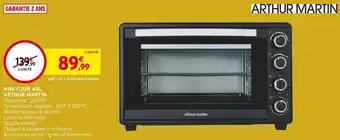 Intermarché Mini four arthur martin offre