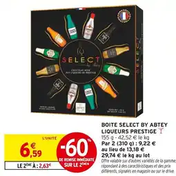 Intermarché Boite select by abtey liqueurs prestige offre