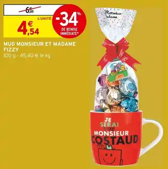 Intermarché Mug monsieur et madame fizzy offre