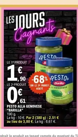 E.Leclerc BARILLA Pesto alla genovese offre