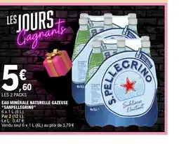 E.Leclerc Eau minérale naturelle gazeuse offre