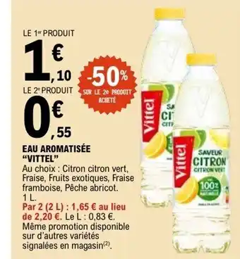 E.Leclerc VITTEL Eau aromatisée offre