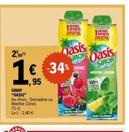 E.Leclerc OASIS Sirop offre