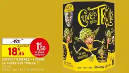 Intermarché Coffret 5 bières + 1 verre la cuvée des trolls offre