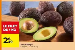 Carrefour Avocat baby offre