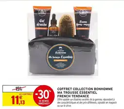 Intermarché Coffret collection bonhomme ma trousse essentiel french tendance offre