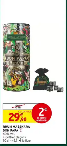 Intermarché Don papa rhum masskara offre