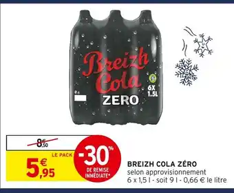 Intermarché Breizh cola zéro offre