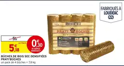 Intermarché Prati'bûches bûches de bois sec densifiées offre