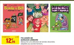 Intermarché Dargaud-lombard fin année bd offre