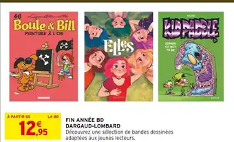 Intermarché Dargaud-lombard fin année bd offre
