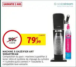 Intermarché Sodastream machine à gazéifier art offre