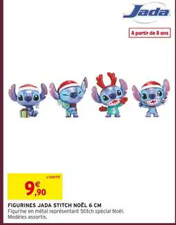 Intermarché Jada figurines stitch noël 6 cm offre