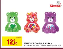Intermarché Simba peluche bisounours 35 cm offre
