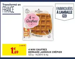 Intermarché Express Bernard jarnoux crêpier 4 mini gaufres offre