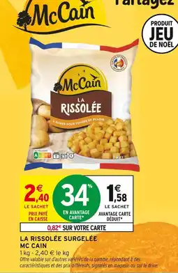 Intermarché Express Mc cain la rissolée surgelée offre