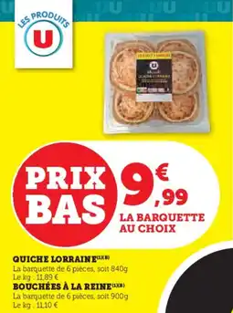 U Express Quiche lorraine offre