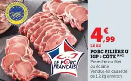 U Express Porc filière u igp côte offre