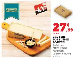 U Express Gruyère aop suisse doux offre