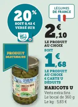 U Express Haricots u offre