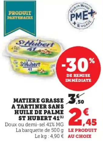 U Express Matiere grasse a tartiner sans huile de palme st hubert 41 offre