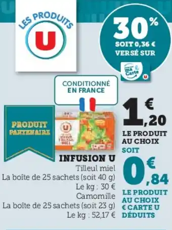 U Express Infusion u offre