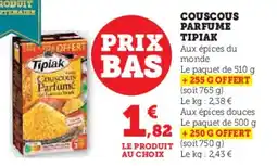 U Express Couscous parfume tipiak offre