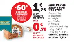 U Express Pain de mie beau & bon harrys offre