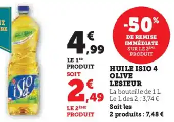 U Express Huile isio 4 olive lesieur offre
