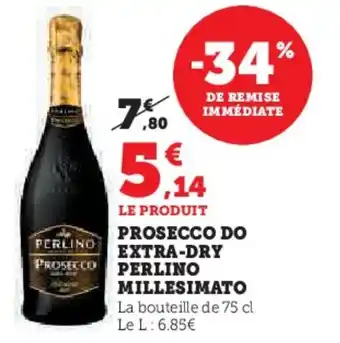 U Express Prosecco do extra-dry perlino millesimato offre