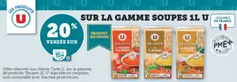U Express Sur la gamme soupes u offre